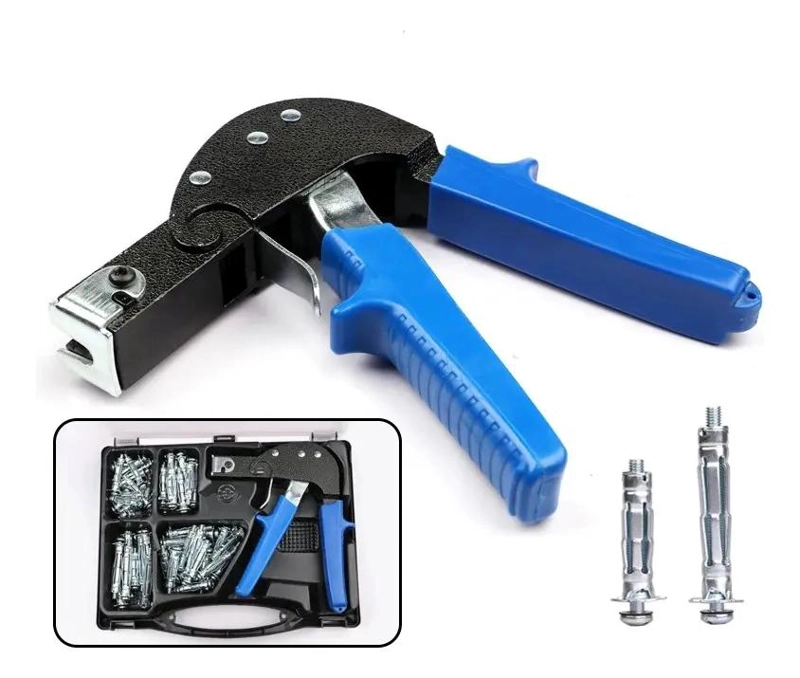 HERRAMIENTA DE ANCLAJE PARA PARED HUECA CON 72 ACCESORIOS - 1