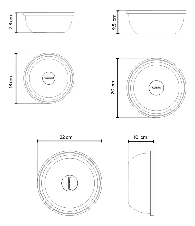 JUEGO DE TAPPER DE ACERO INOXIDABLE PARA ALIMENTOS - 7