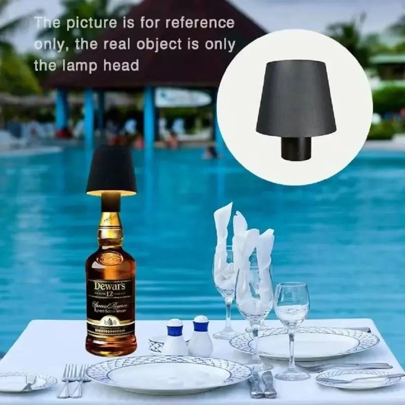LAMPARA LED INALAMBRICA REGULABLE PARA BOTELLAS DE VINO - 6