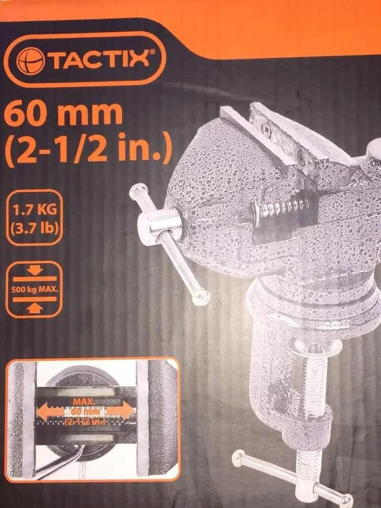 TORNILLO MECANICO BASE GIRATORIA 2.1/2 PARA PROYECTOS - 1