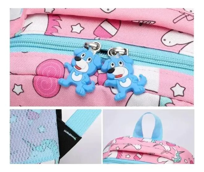 MOCHILA INFANTIL IMPERMEABLE UNICORNIO PARA JARDIN - 3