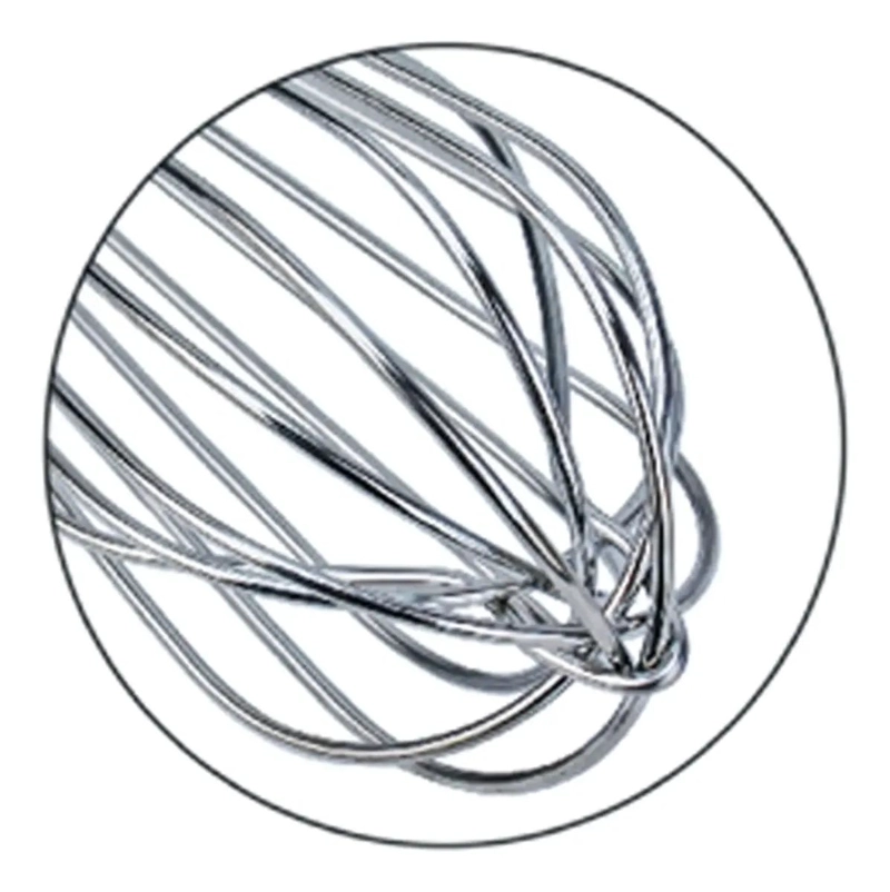 BATIDOR MANUAL FRANCE S DE ACERO INOXIDABLE DE 60 CM PARA COCINA - 5