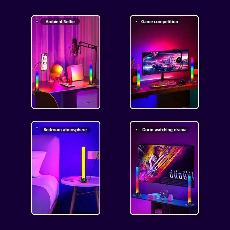 BARRA LED RGB RITMICA PARA MONITOR Y TV CON CONTROL REMOTO - 6