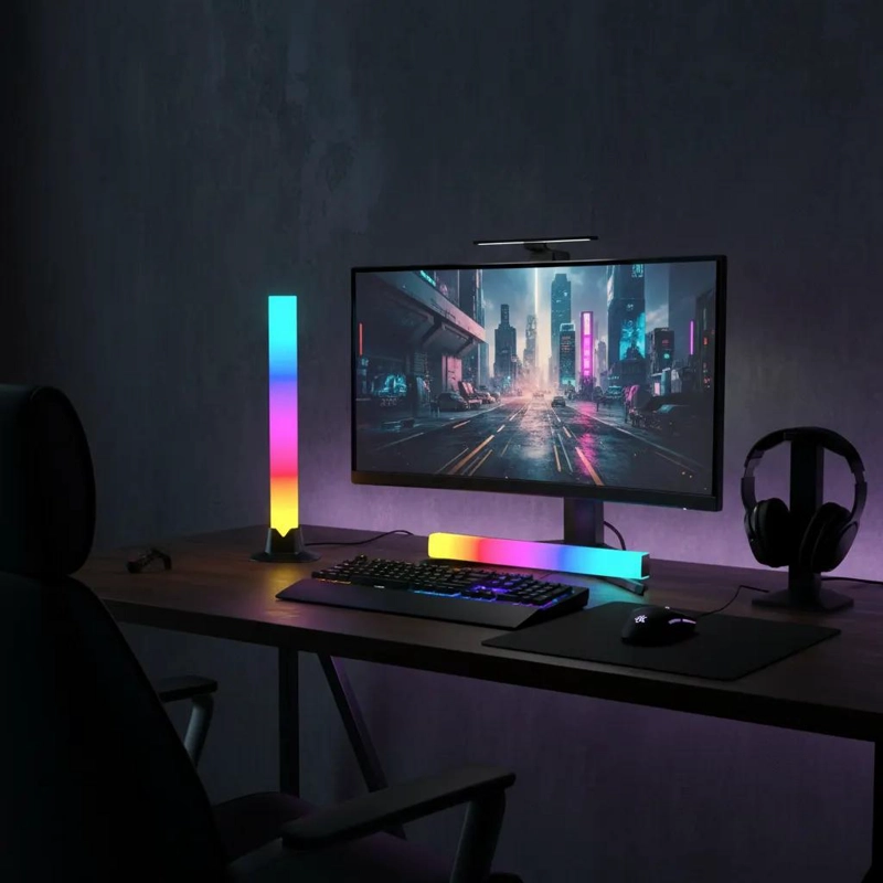 BARRA LED RGB RITMICA PARA MONITOR Y TV CON CONTROL REMOTO - 9