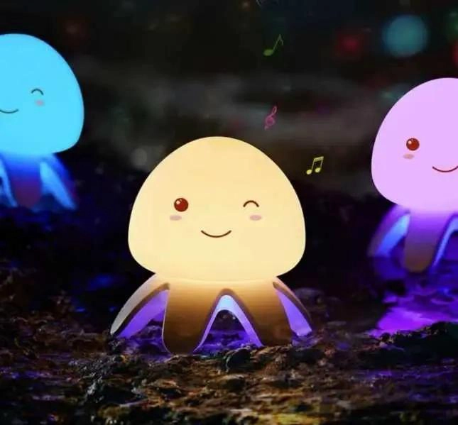 LAMPARA DE NOCHE LED SILICONA RECARGABLE PARA NIÑOS - 5