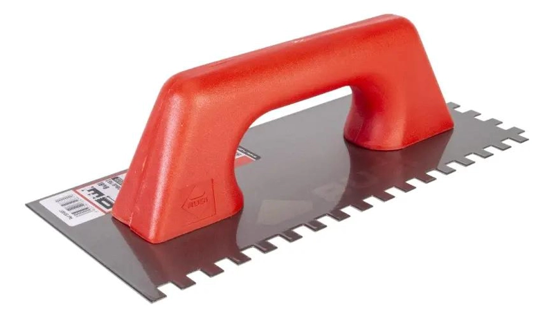 LLANA DENTADA DE ACERO 28 CM CON MANGO DE PLASTICO - 1