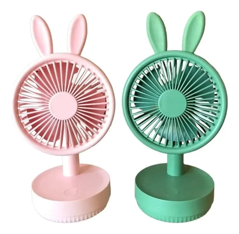 VENTILADOR PORTATIL RECARGABLE USB CON DISEÑO DIVERTIDO - 2