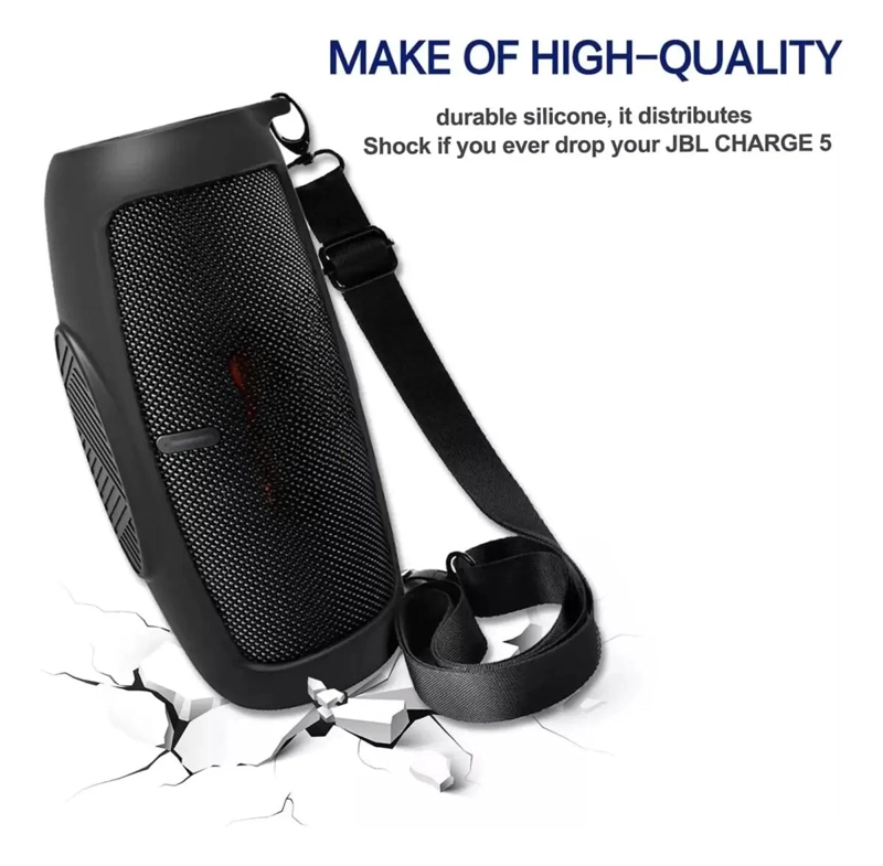 FUNDA DE SILICONA PROTECTORA CON CORREA PARA ALTAVOZ - 3