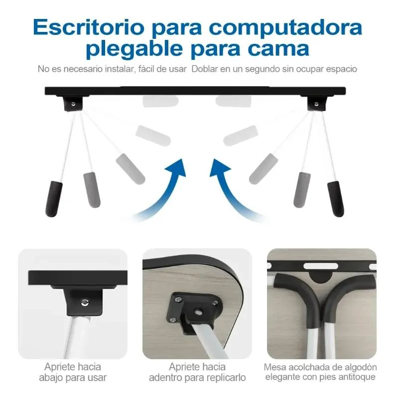 MESA PLEGABLE MULTIFUNCIONAL PARA NOTEBOOK Y TABLET - 9