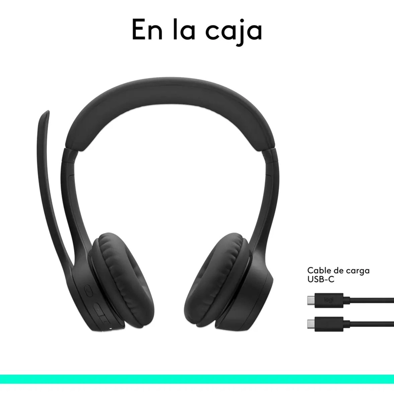 AURICULARES INALAMBRICOS CON MICROFONO Y CANCELACION DE RUIDO - 10