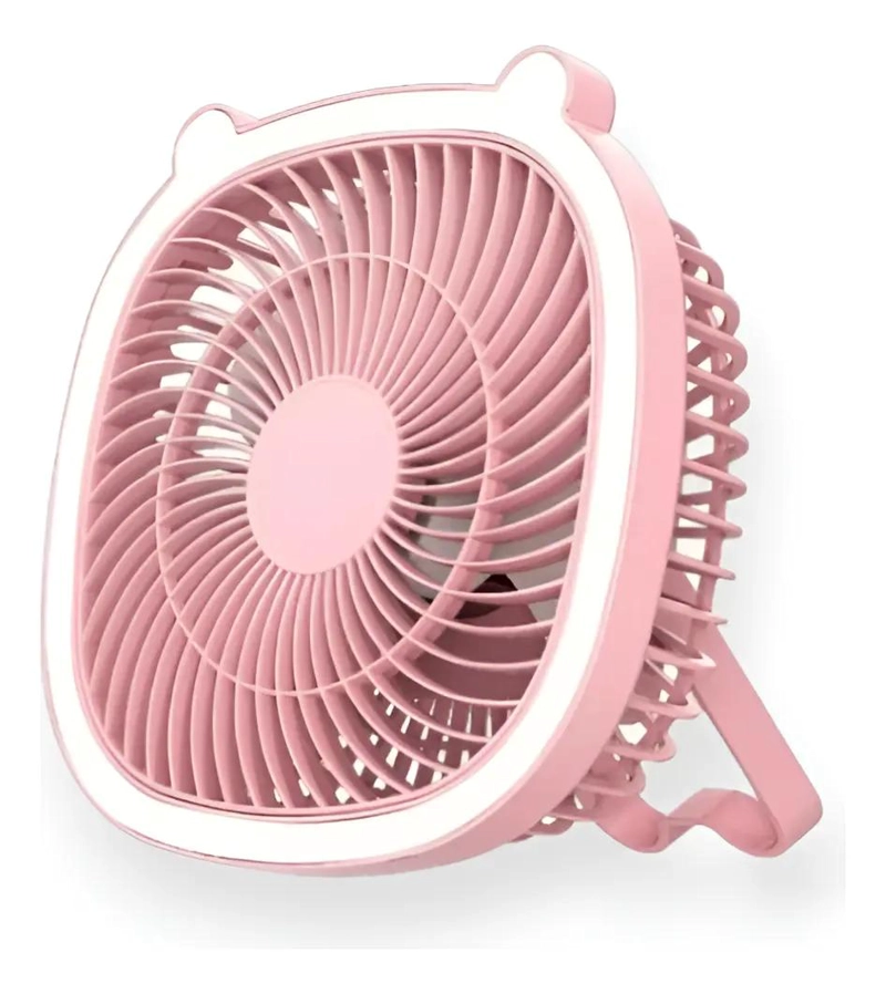 VENTILADOR DE ESCRITORIO USB CON LUZ LED Y RESISTENCIA AL AGUA - 1