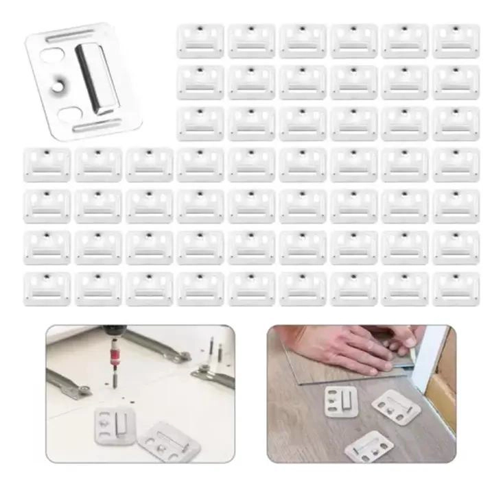 PACK DE 200 CLIPS DE FIJACION PARA MONTAJE DE PANELES METALICOS - 1