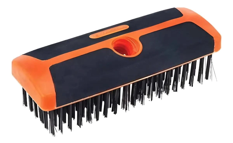 CEPILLO DE CERDAS DE ALAMBRE 175MM PARA ELIMINAR OXIDO Y PINTURA - 1