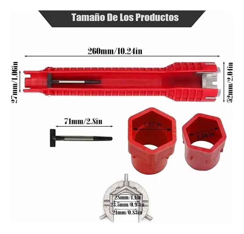 GANZUA DE MANO PARA GASFITERIA UNIVERSAL - 4