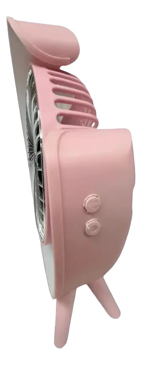 VENTILADOR DE ESCRITORIO RECARGABLE CON LUZ LED Y SILENCIOSO - 2
