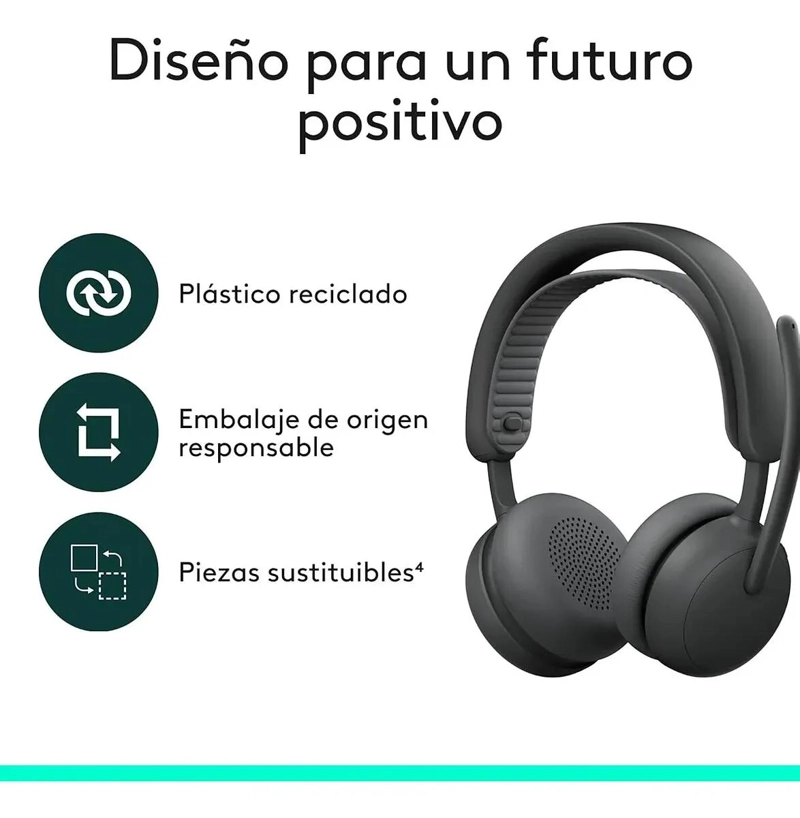 AURICULARES INALAMBRICOS CON CANCELACION DE RUIDO Y MICROFONO - 10