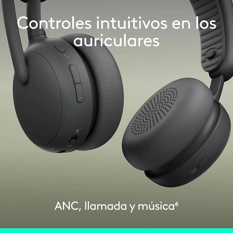 AURICULARES INALAMBRICOS CON CANCELACION DE RUIDO Y MICROFONO - 8