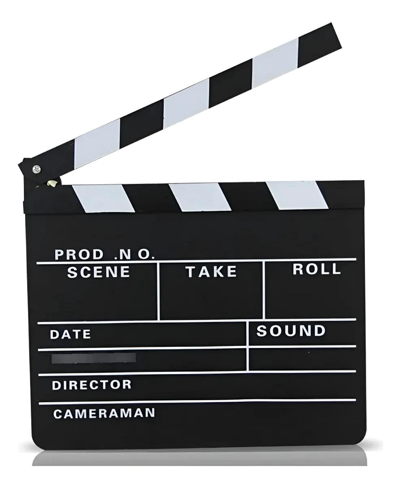 MARCADOR DE ESCENA PARA PRODUCCION AUDIOVISUAL 30X26.5 CM - 1