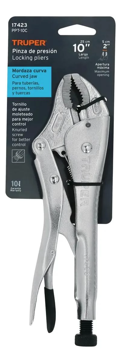 LLAVE CAIMAN MORDAZA CURVA 10 PULGADAS - 5