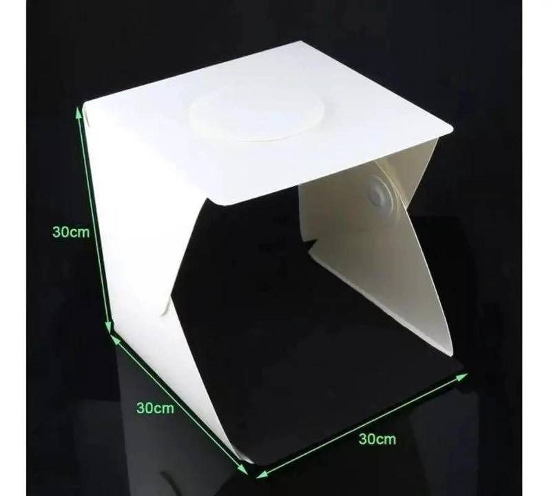 ESTUDIO FOTOGRAFICO PORTATIL CON LUZ LED 30X30X30 CM - 2
