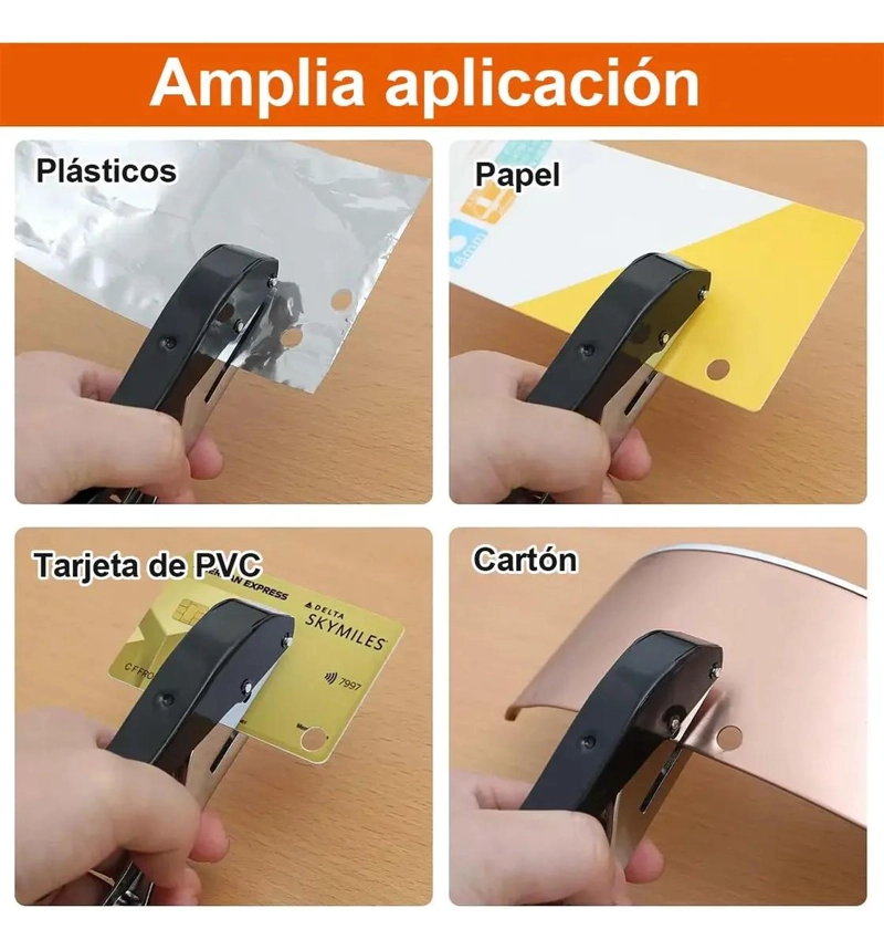 PERFORADORA PORTATIL CON ALICATE Y 5 BROCAS AVELLANADORAS - 5