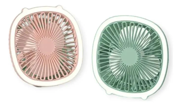 VENTILADOR DE ESCRITORIO USB CON LUZ LED Y RESISTENCIA AL AGUA - 6