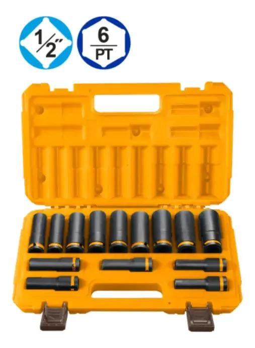 SET DE DADOS DE IMPACTO 14 PIEZAS 1/2 - 3