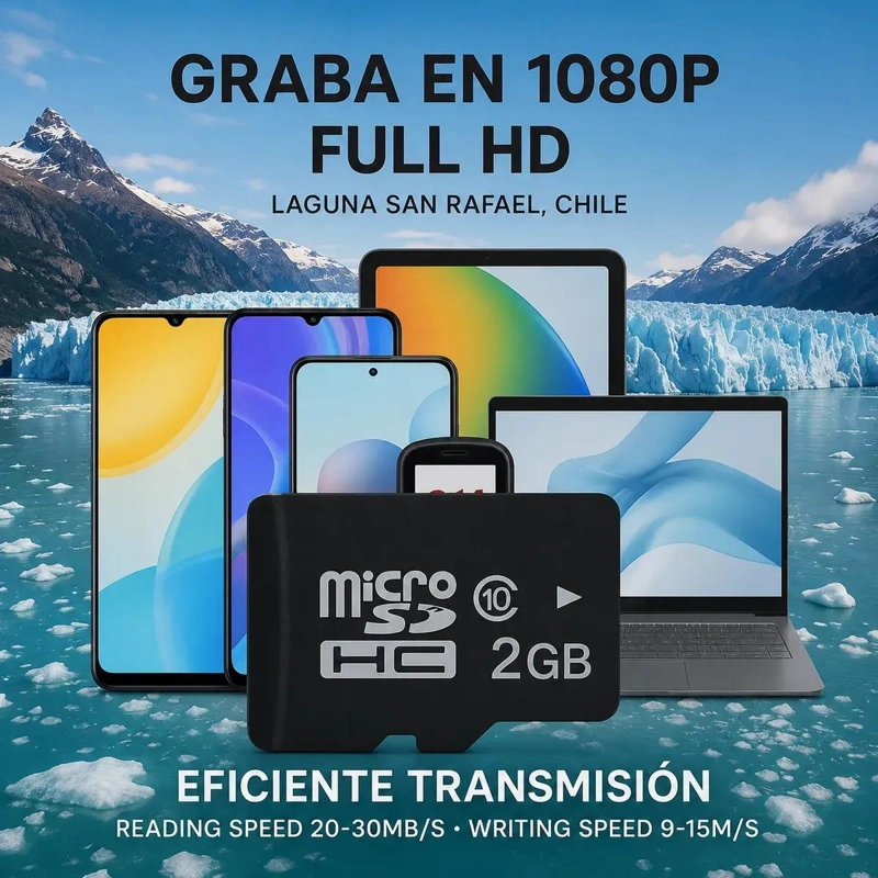 TARJETA DE MEMORIA MICROSD 2GB CLASE 10 PARA CELULARES Y DISPOSITIVOS - 2