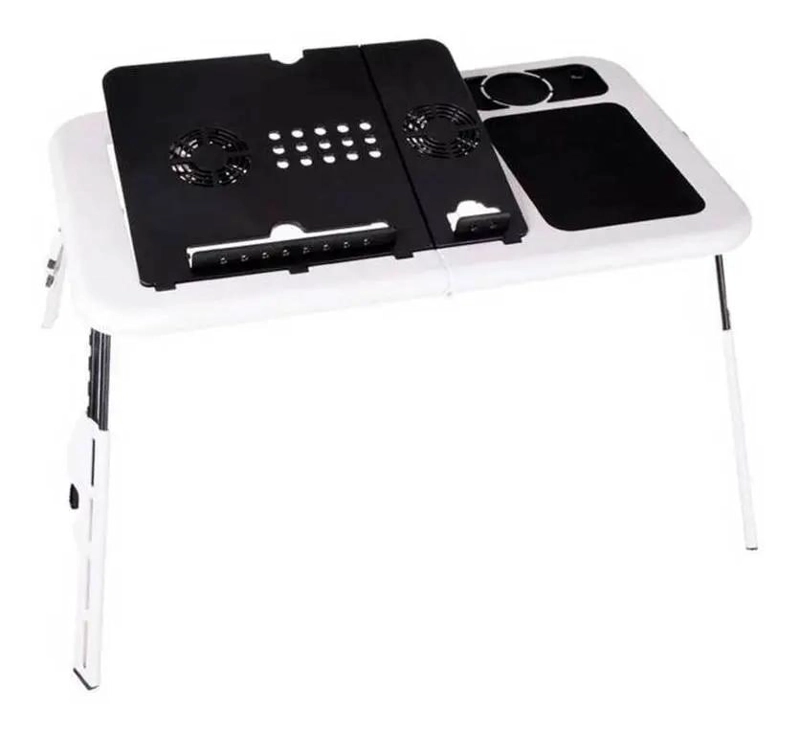 MESA PLEGABLE PARA NOTEBOOK CON VENTILADORES Y ACCESORIOS - 2