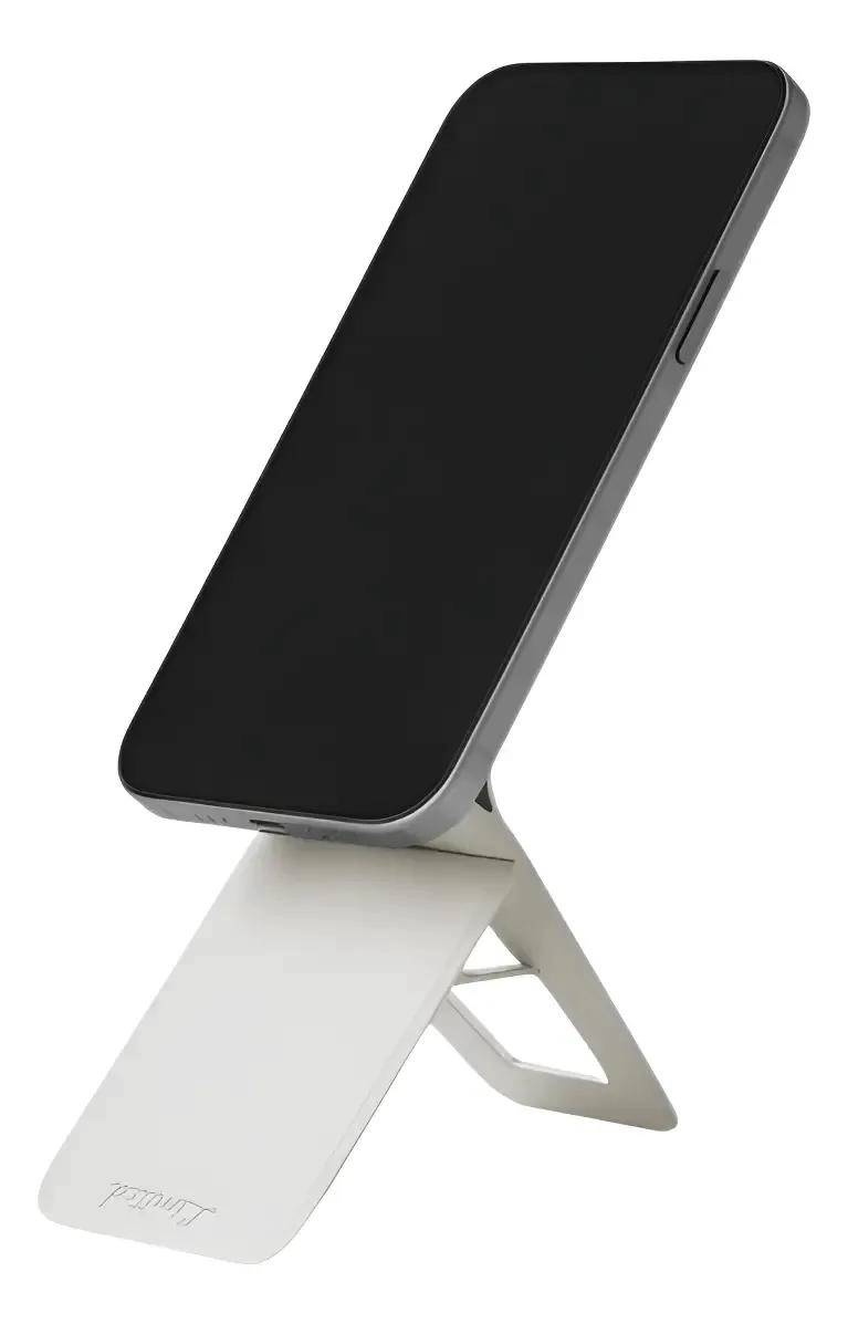 TRIPODE Y TARJETERO FLEXIBLE PARA CELULAR EN COLOR GRIS - 1