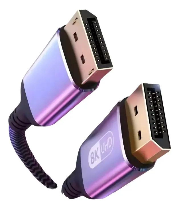 CABLE DISPLAYPORT 1.4 DE 2M PARA TRANSMISION DE VIDEO 8K - 1
