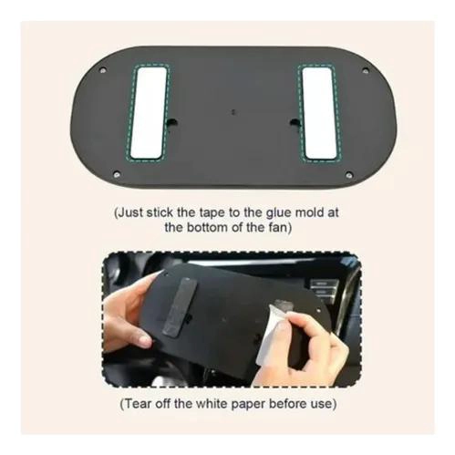 VENTILADOR USB DOBLE PORTATIL PARA ESCRITORIO Y COCHE - 8