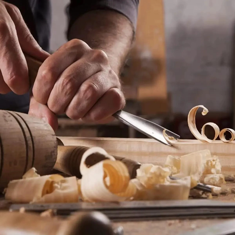 JUEGO DE CINCELES PARA TALLAR MADERA 12 PIEZAS IDEAL PARA ARTESANOS - 5