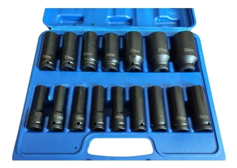 SET DE 16 LLAVES COMBINADAS CROMO VANADIO - 2
