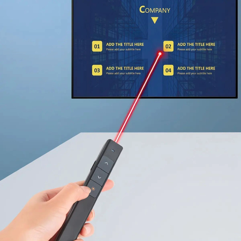 PRESENTADOR INALAMBRICO CON PUNTERO LASER Y CONEXION USB - 2