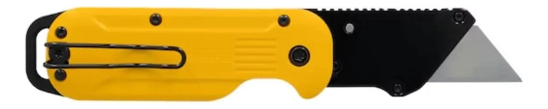 CUCHILLO CARTONERO PLEGABLE AMARILLO - 8