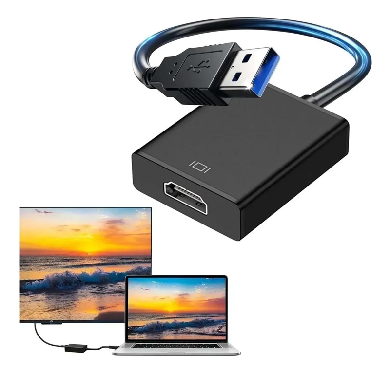 ADAPTADOR USB 3.0 A HDMI FULL HD PARA PRESENTACIONES - 1