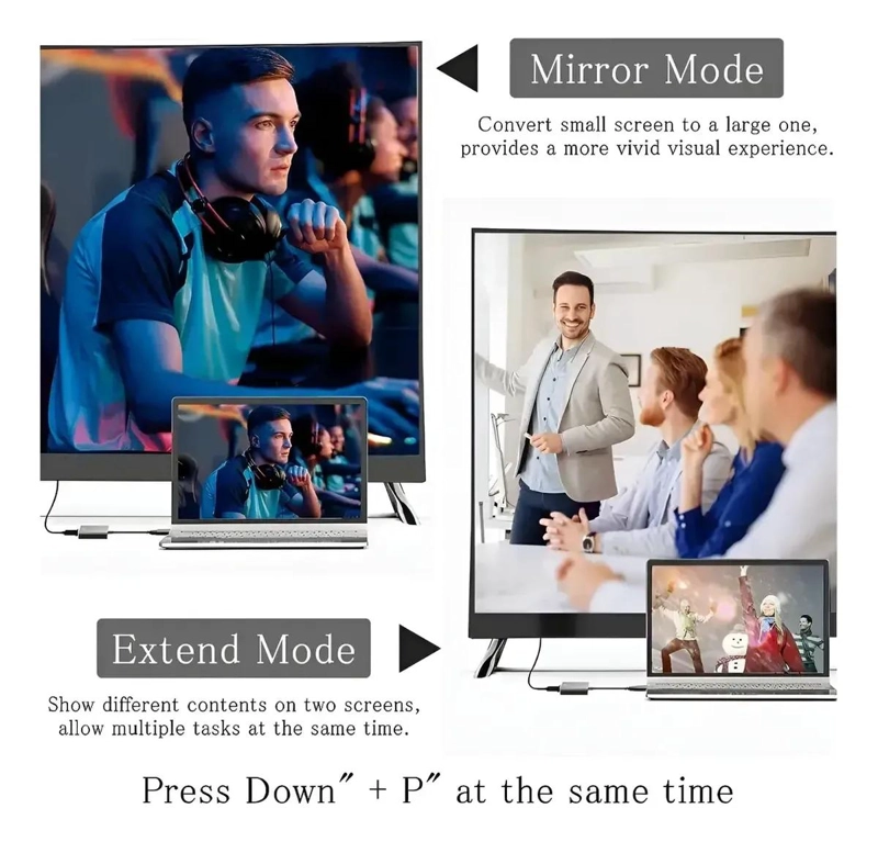 ADAPTADOR USB 3.0 A HDMI FULL HD PARA PRESENTACIONES - 4