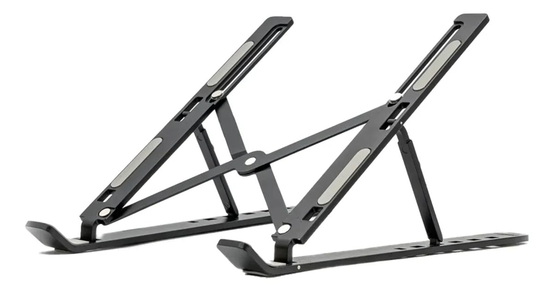 SOPORTE PLEGABLE AJUSTABLE PARA NOTEBOOK DE ALUMINIO - 1