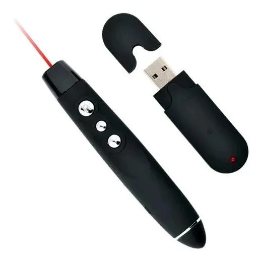 PRESENTADOR INALAMBRICO LASER PARA DIAPOSITIVAS CON PUNTERO ROJO - 1