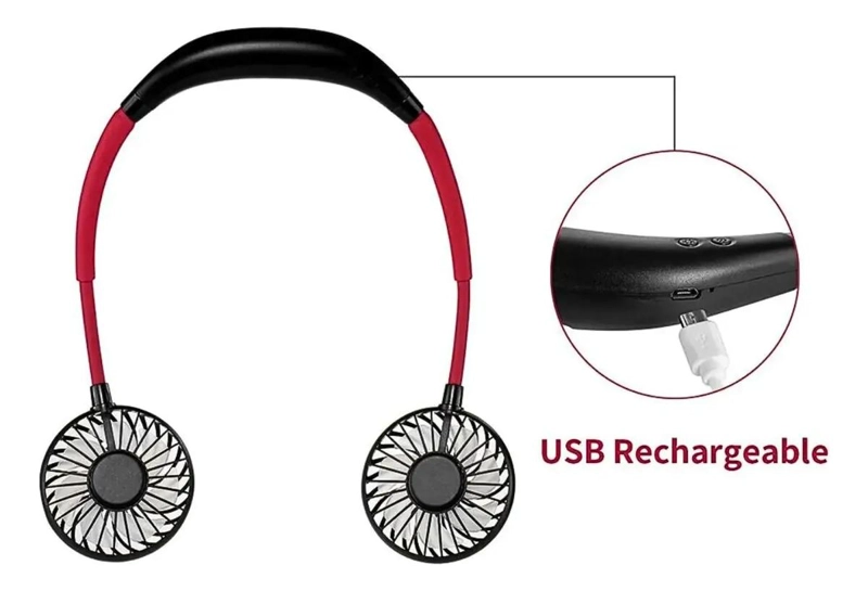 VENTILADOR PORTATIL DE CUELLO USB FLEXIBLE Y EFICIENTE - 3