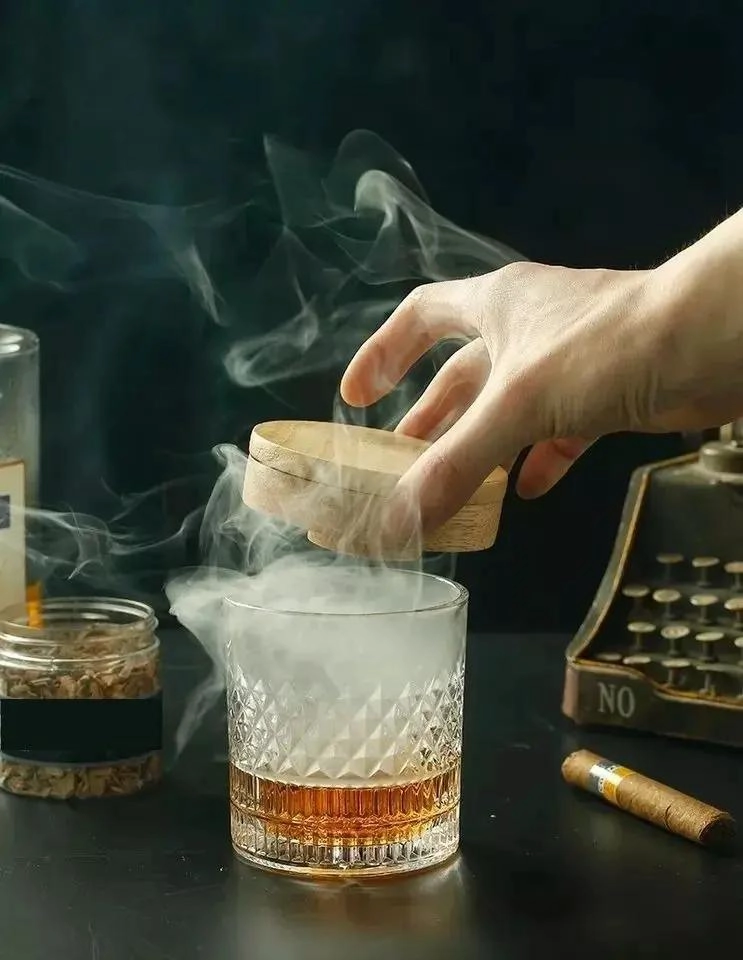 JUEGO DE COCINA DE MADERA PARA FUMADORES DE COCTEL - 6