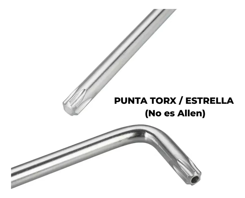 SET DE LLAVES TORX EXTRA LARGAS 9 PIEZAS - 3
