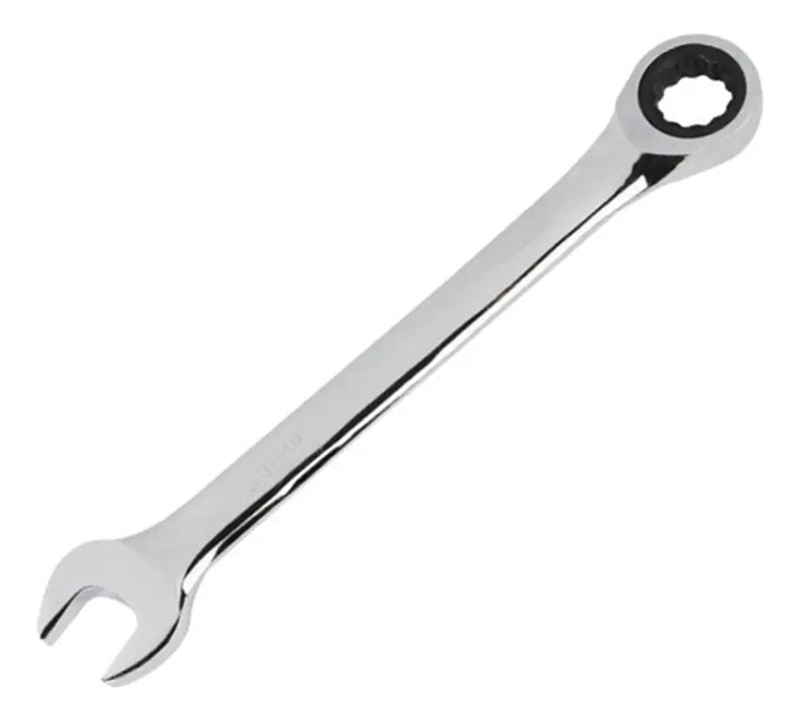 LLAVE DE PUNTA DE CORONA CON CHICHARRA DE 24MM CROMADA - 3