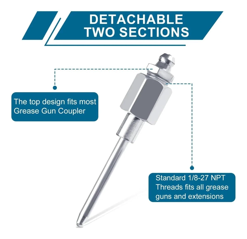 ADAPTADOR DE ENGRASADOR ESTRECHO CON ROSCA NPT 1/8 PARA LUBRICACION PRECISA - 5