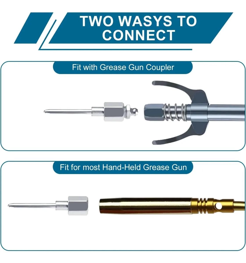 ADAPTADOR DE ENGRASADOR ESTRECHO CON ROSCA NPT 1/8 PARA LUBRICACION PRECISA - 6