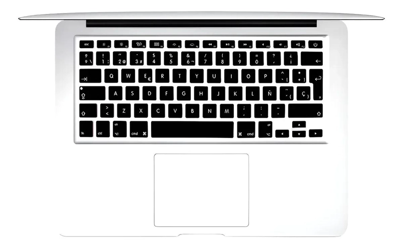 PROTECTOR DE TECLADO NEGRO PARA MACBOOK AIR 11.6 - 1