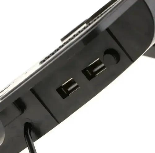 SOPORTE PLEGABLE PARA NOTEBOOK CON VENTILADOR Y LUZ LED - 2