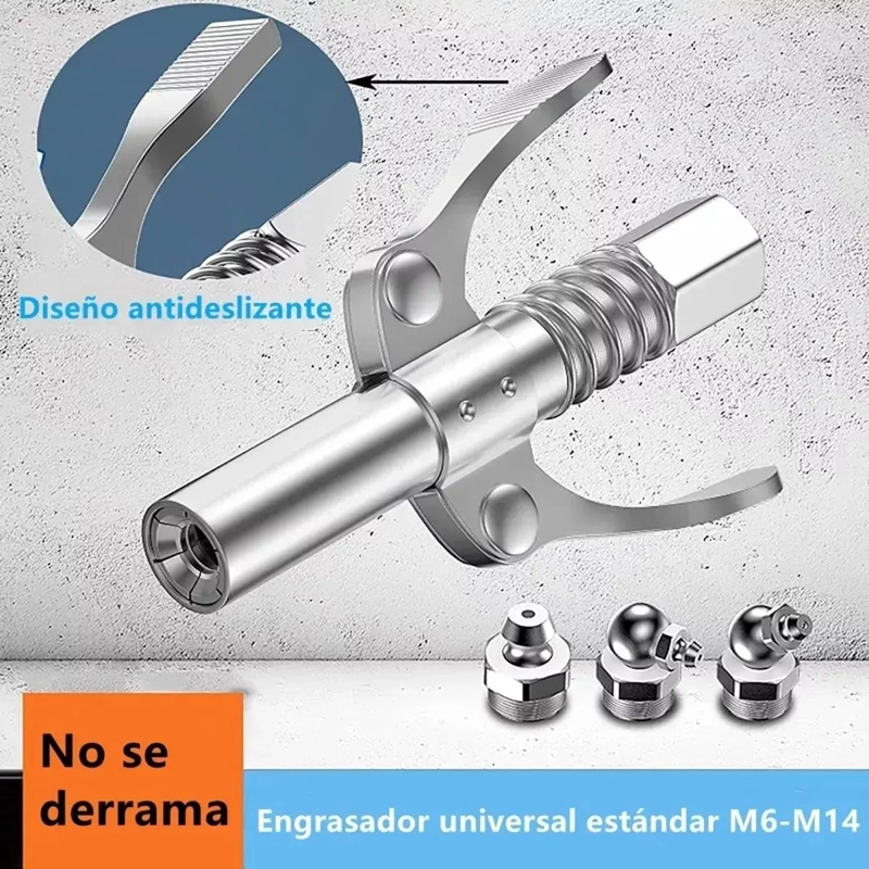 BOQUILLA ENGRASADORA MANUAL CON MANGUERA Y ACCESORIOS - 4