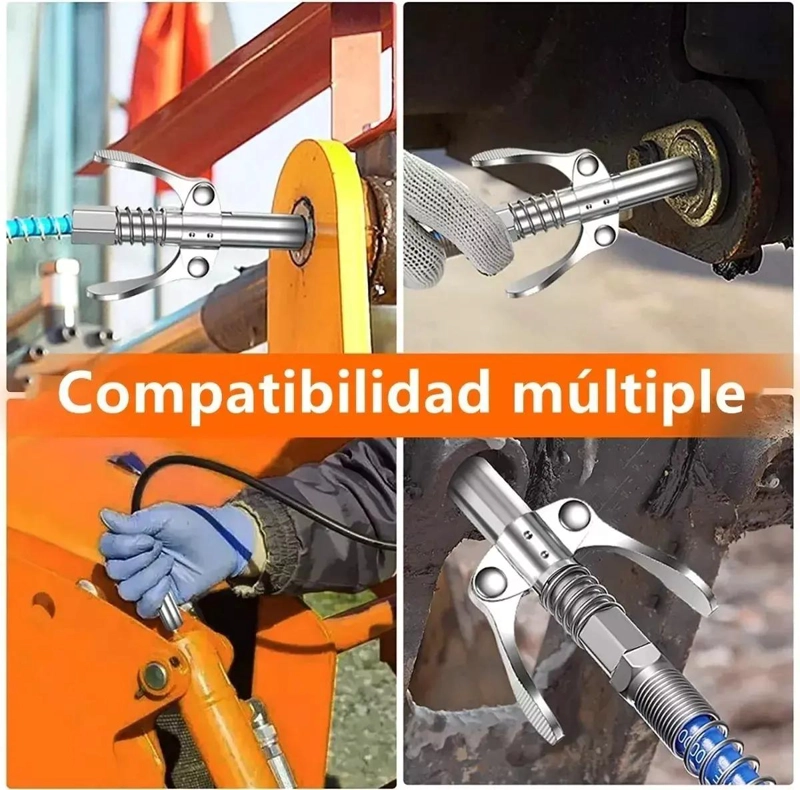 BOQUILLA ENGRASADORA MANUAL CON MANGUERA Y ACCESORIOS - 7
